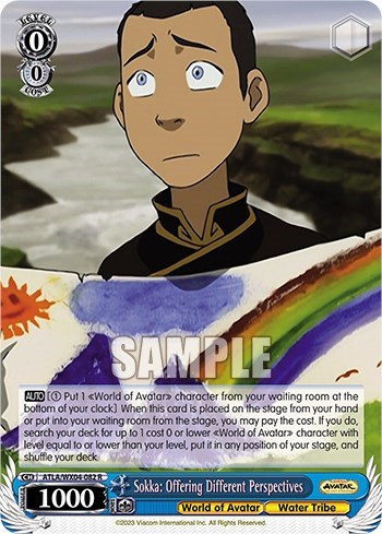 Sokka: Offering Different Perspectives ATLA/WX04-082 R