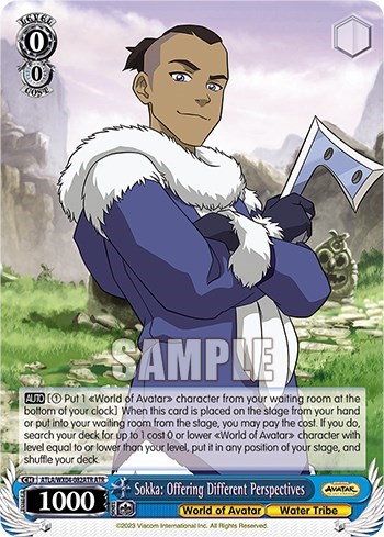 Sokka: Offering Different Perspectives ATLA/WX04-082ATR ATR