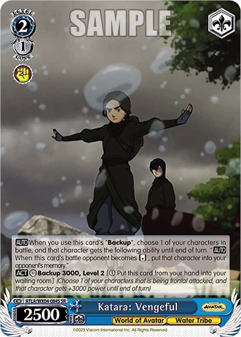 Katara: Vengeful ATLA/WX04-084S SR