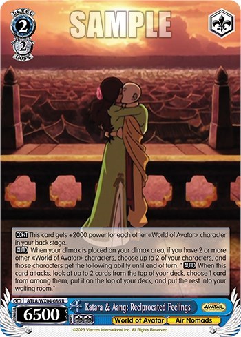 Katara & Aang: Reciprocated Feelings ATLA/WX04-086 R