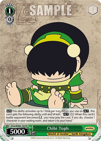 Chibi Toph ATLA/WX04-102 PR