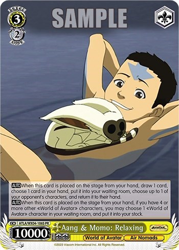 Aang & Momo: Relaxing ATLA/WX04-106S PR