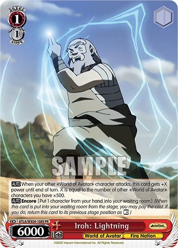 Iroh: Lightning ATLA/WX04-108S PR