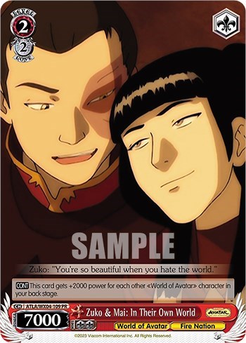 Zuko & Mai: In Their Own World ATLA/WX04-109 PR