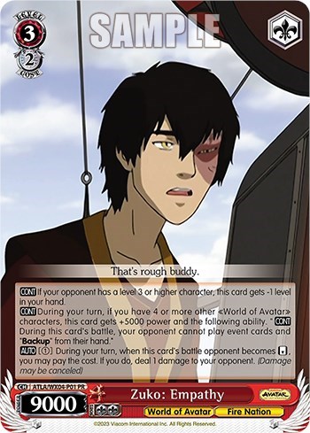 Zuko: Empathy ATLA/WX04-P01 PR