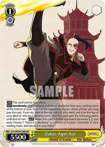 Zuko: Agni Kai ATLA/WX04-T04R RRR