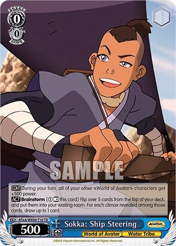 Sokka: Ship Steering ATLA/WX04-T10 TD