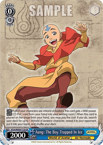 Aang: The Boy Trapped In Ice ATLA/WX04-T12S SR