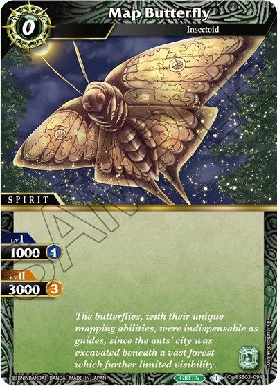 Map Butterfly BSS02-091