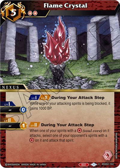 Flame Crystal BSS02-102