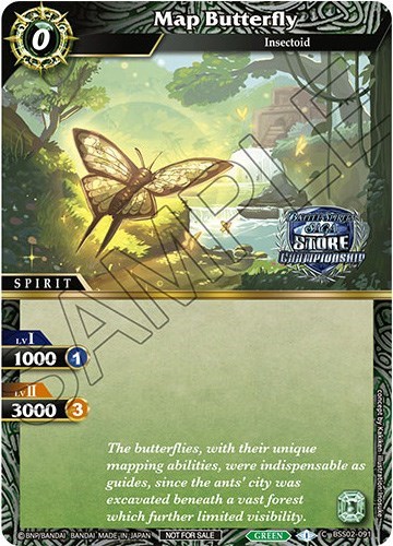 Map Butterfly BSS02-091