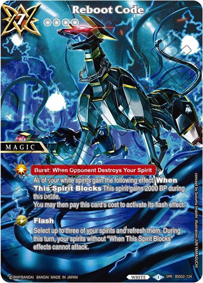 Reboot Code BSS02-124