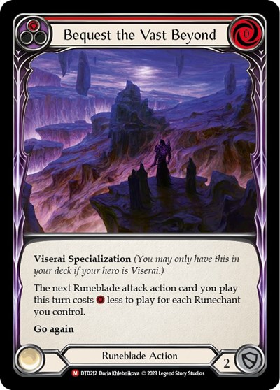 Bequest the Vast Beyond 