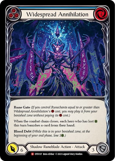 Widespread Annihilation 