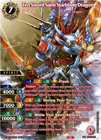 Ten Sword Saint Starblade Dragon BSS02-005