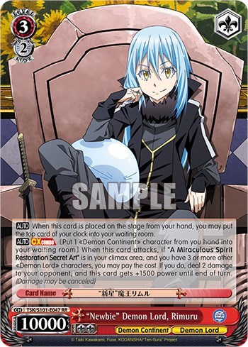 “Newbie” Demon Lord, Rimuru TSK/S101-E047 RR