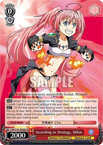 According to Strategy, Milim TSK/S101-E048S SR — That Time I Got Reincarnated as a Slime Vol.3