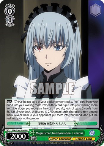 Magnificent Transformation, Luminus TSK/S101-E028 R