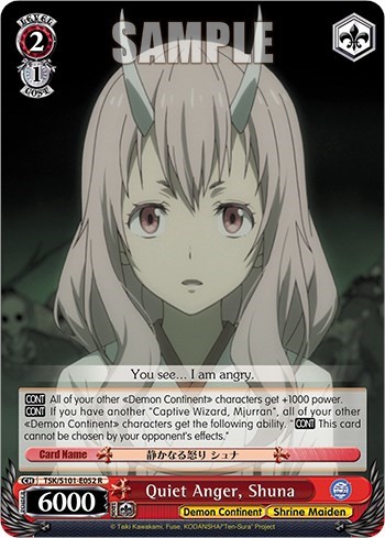 Quiet Anger, Shuna TSK/S101-E052 R