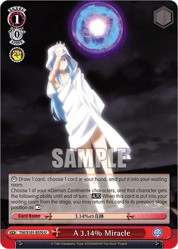 A 3.14% Miracle TSK/S101-E070 U