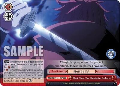 Black Flame That Illuminates Darkness TSK/S101-E074 CC
