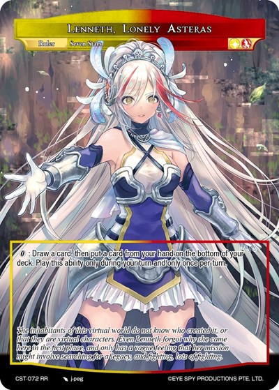 Lenneth, Lonely Asteras CST-072 RR