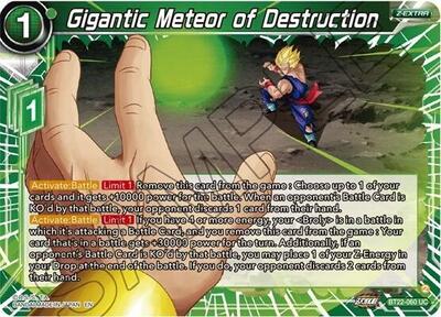 Gigantic Meteor of Destruction BT22-060