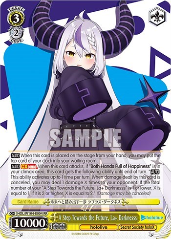 A Step Towards the Future, La+ Darknesss HOL/W104-E004 RR