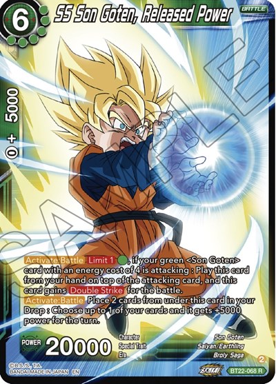 SS Son Goten, Released Power BT22-068