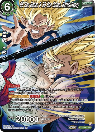 SS Son Gohan & SS Son Goten, Battle Ready BT22-067