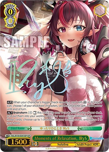 Moments of Relaxation, IRyS HOL/W104-E041SSP SSP