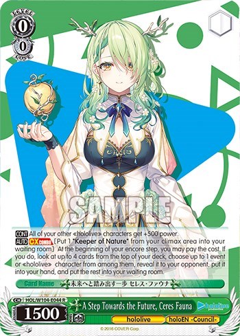 A Step Towards the Future, Ceres Fauna HOL/W104-E044 R