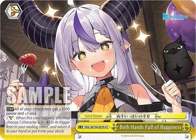 Both Hands Full of Happiness HOL/W104-E039 CC