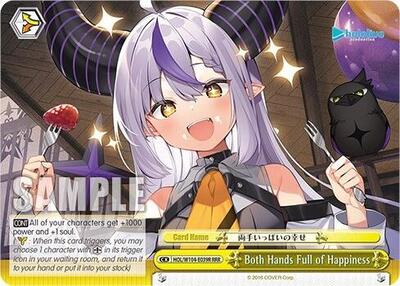 Both Hands Full of Happiness HOL/W104-E039R RRR