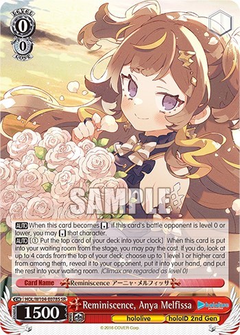 Reminiscence, Anya Melfissa HOL/W104-E078S SR