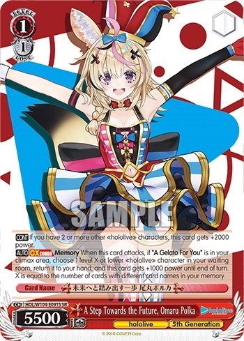 A Step Towards the Future, Omaru Polka HOL/W104-E091S SR