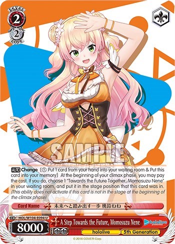 A Step Towards the Future, Momosuzu Nene HOL/W104-E094 U