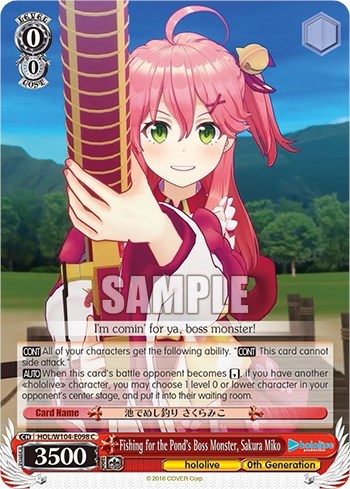 Fishing for the Pond's Boss Monster, Sakura Miko HOL/W104-E098 C