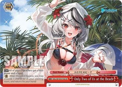 Only Two of Us at the Beach HOL/W104-E106 CR