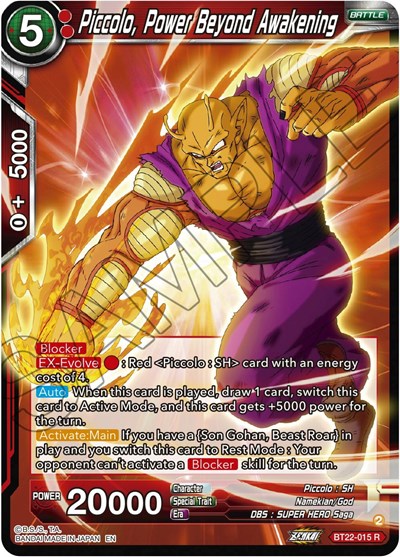 PIccolo, Power Beyond Awakening BT22-015