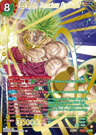 SS Broly, Tenacious Onslaught BT22-132