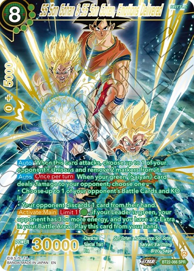 SS Son Gohan & SS Son Goten, Emotions Delivered BT22-066