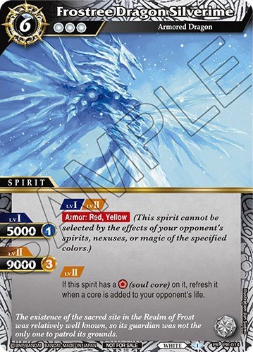 Frostree Dragon Silverime PR-014