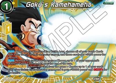 Goku´s Kamehameha BT22-086