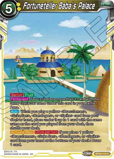 Fortuneteller Baba´s Palace BT22-113