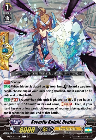 Security Knight, Regius [P-Format] D-PV01/175EN