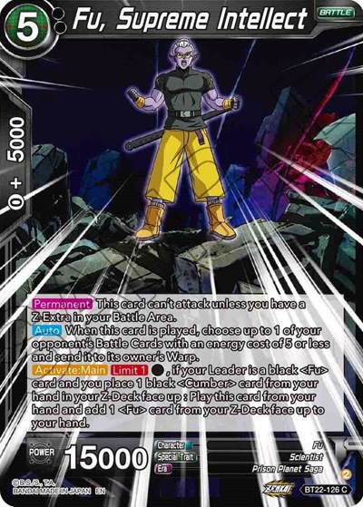 Fu, Supreme Intellect BT22-126