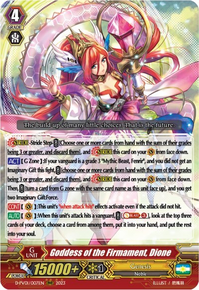 Goddess of the Firmament, Dione [P-Format] D-PV01/007EN
