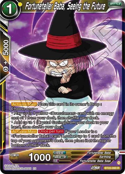 Fortuneteller Baba, Seeing the Future BT22-093