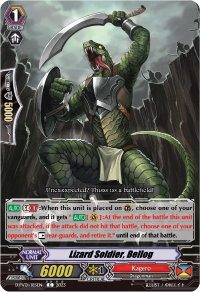 Lizard Soldier, Bellog [P-Format] PR/0197EN